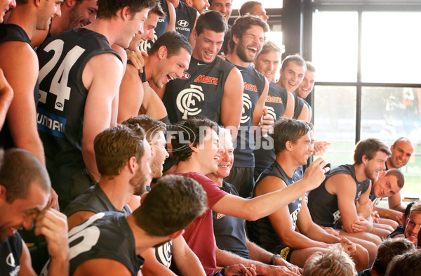 AFL 2014 Media - Carlton Team Photo Day - 311996
