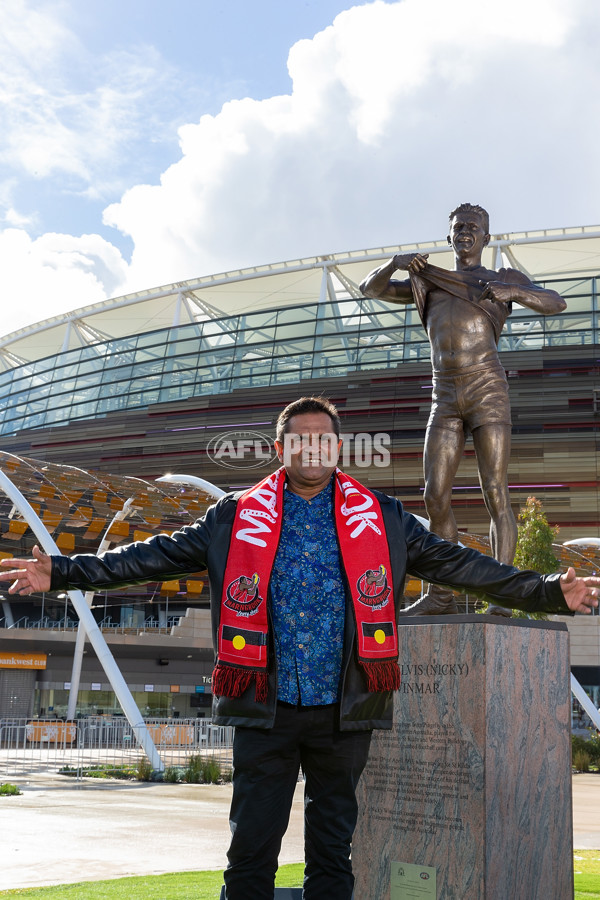 AFL 2019 Media - Nicky Winmar Statue Unveiling - 691340