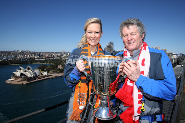AFL 2017 Media - AFL Premiership Cup Visits Sydney Harbour Bridge - 548000