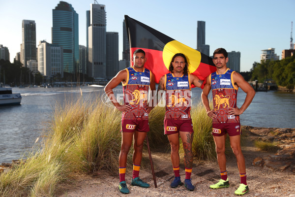 AFL 2018 Media - Brisbane Lions Indigenous Shoot - 596617