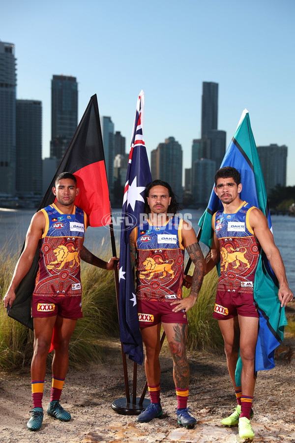 AFL 2018 Media - Brisbane Lions Indigenous Shoot - 596623