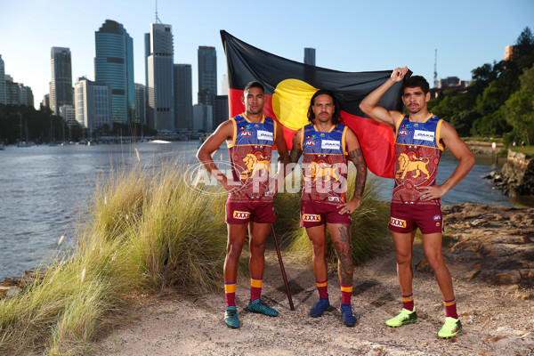 AFL 2018 Media - Brisbane Lions Indigenous Shoot - 596615
