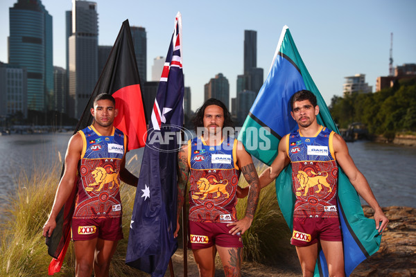AFL 2018 Media - Brisbane Lions Indigenous Shoot - 596624