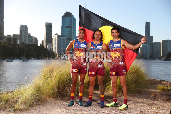 AFL 2018 Media - Brisbane Lions Indigenous Shoot - 596619