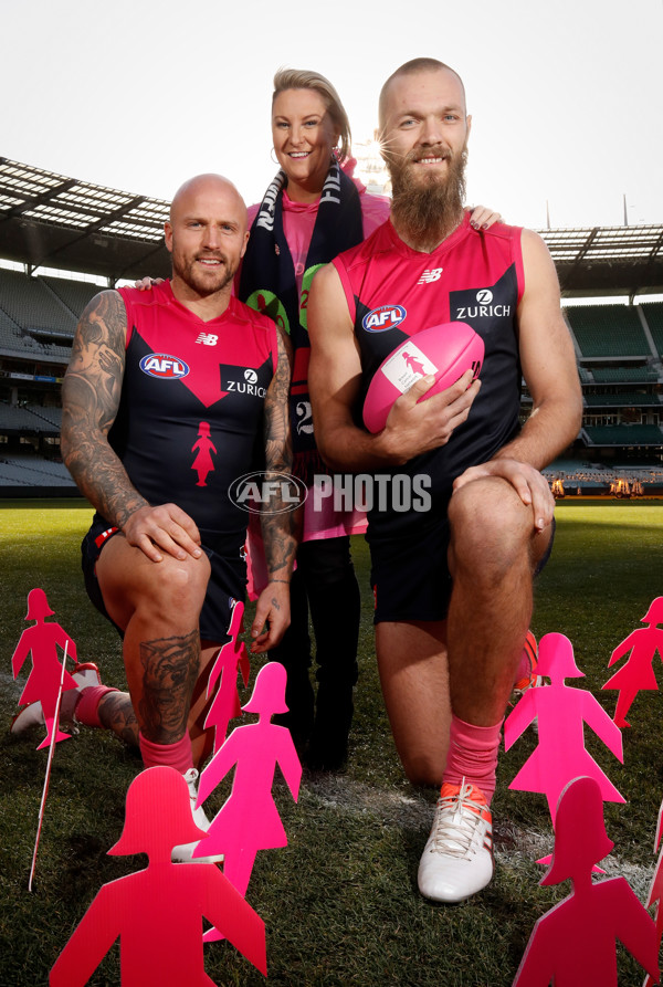 AFL 2018 Media - Melbourne BCNA Pink Lady Match Press Conference - 611972