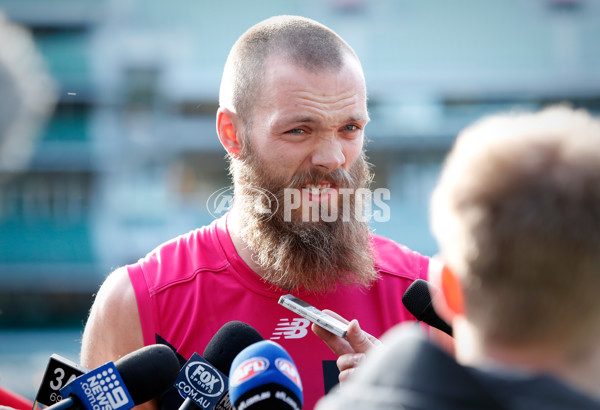 AFL 2018 Media - Melbourne BCNA Pink Lady Match Press Conference - 611980
