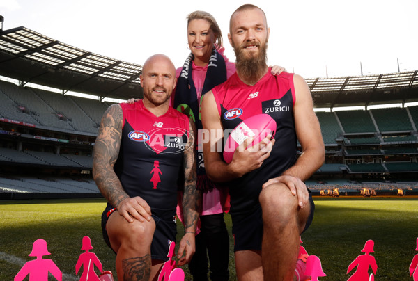 AFL 2018 Media - Melbourne BCNA Pink Lady Match Press Conference - 611977