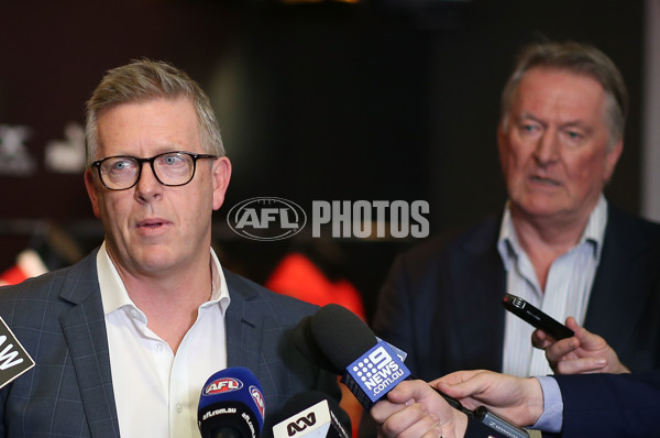AFL 2018 Media - AFL Competition Committee Media Opportunity - 614234