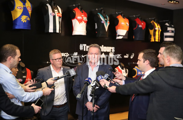 AFL 2018 Media - AFL Competition Committee Media Opportunity - 614229
