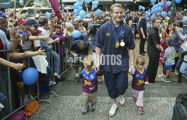 AFL 2003 Media - Brisbane Lions Premiers Victory Parade - A-37263510