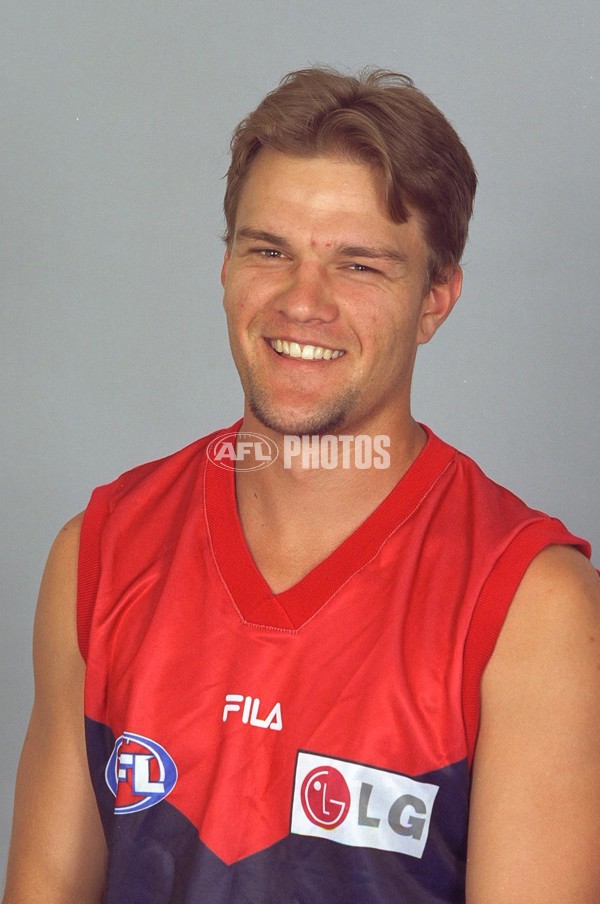 AFL 2001 Media - Melbourne Team Portraits - 166828