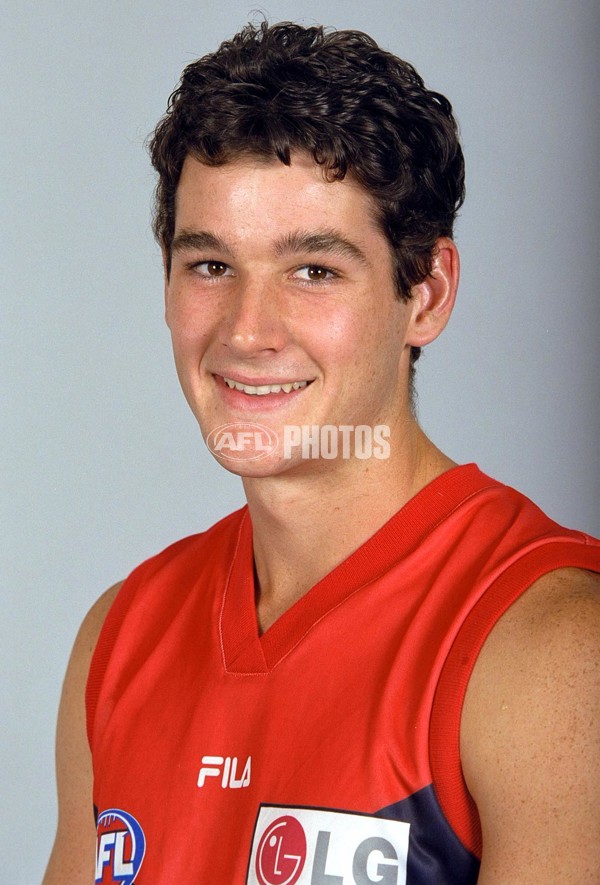 AFL 2001 Media - Melbourne Team Portraits - 166850
