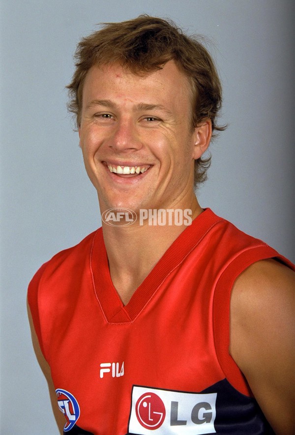 AFL 2001 Media - Melbourne Team Portraits - 166854