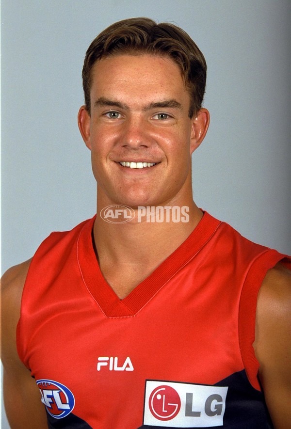 AFL 2001 Media - Melbourne Team Portraits - 166845