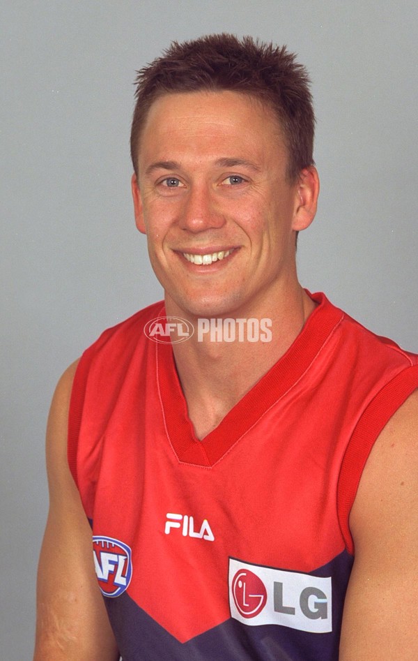 AFL 2001 Media - Melbourne Team Portraits - 166853