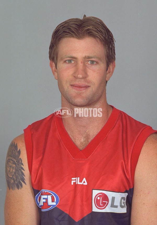 AFL 2001 Media - Melbourne Team Portraits - 166835