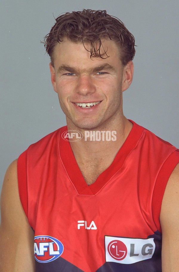 AFL 2001 Media - Melbourne Team Portraits - 166844