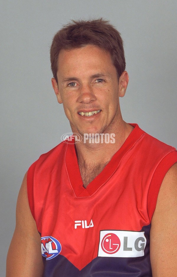 AFL 2001 Media - Melbourne Team Portraits - 166841