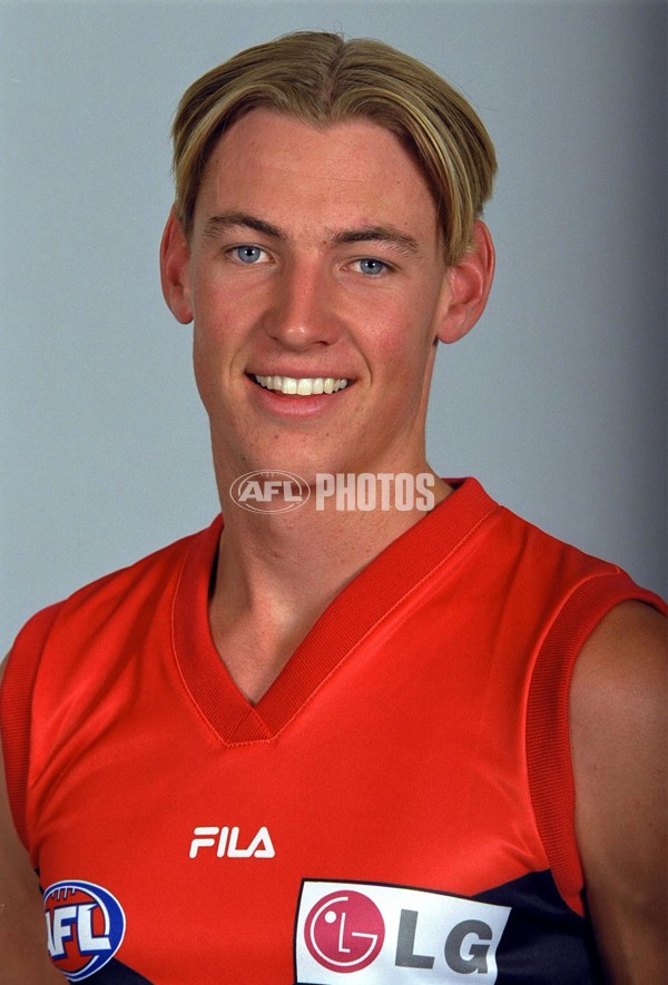AFL 2001 Media - Melbourne Team Portraits - 166852