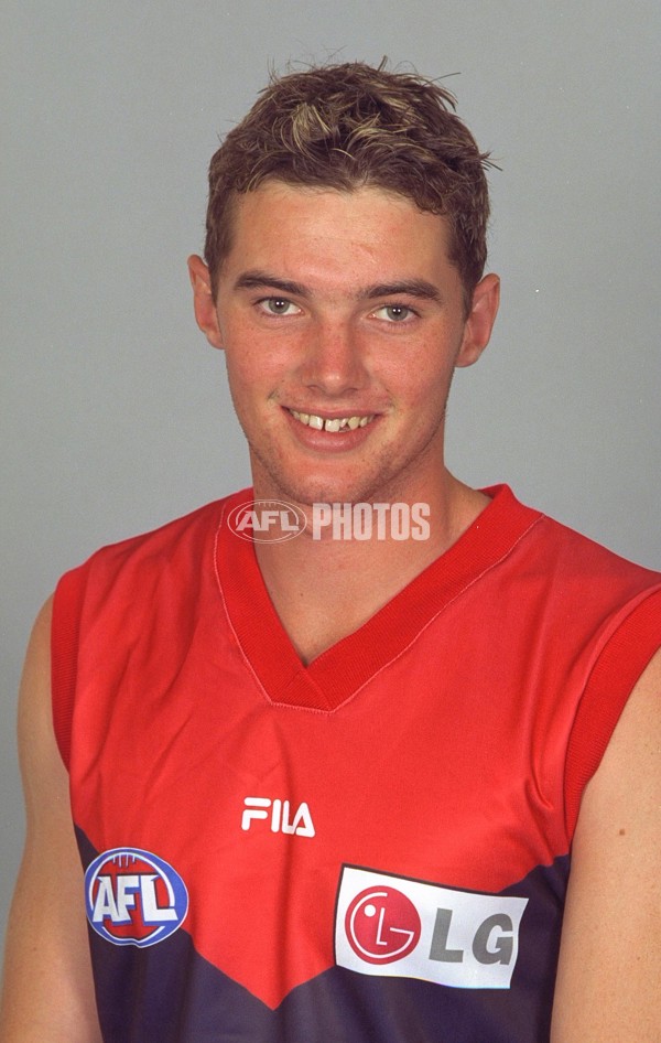 AFL 2001 Media - Melbourne Team Portraits - 166857