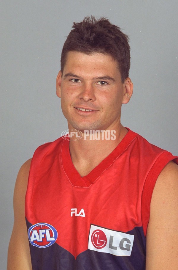AFL 2001 Media - Melbourne Team Portraits - 166842
