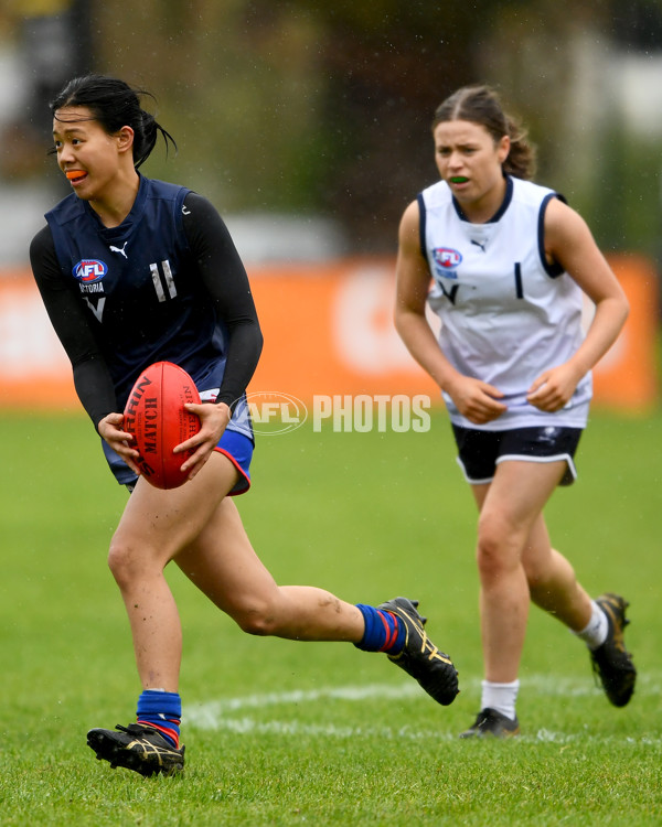 AFL 2023 Girls Victorian Diversity All-Stars - Vic Country v Vic Metro - A-40431925