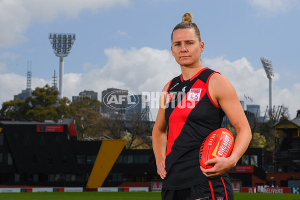 AFLW 2023 Media - Collingwood and Essendon Media Opportunity 270923 - A-43447813