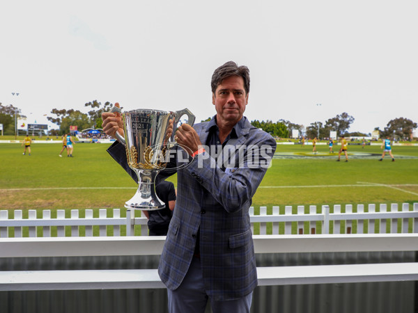 AFL 2021 Media - Toyota AFL Premiership Cup Tour - 890665