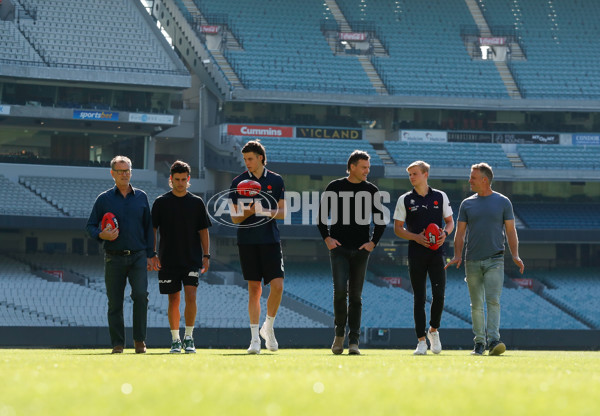 AFL 2021 Media - Father Son Photo Shoot - 897813