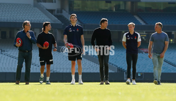 AFL 2021 Media - Father Son Photo Shoot - 897812