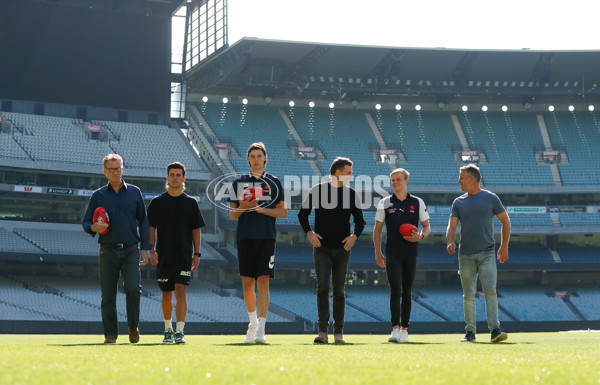 AFL 2021 Media - Father Son Photo Shoot - 897814