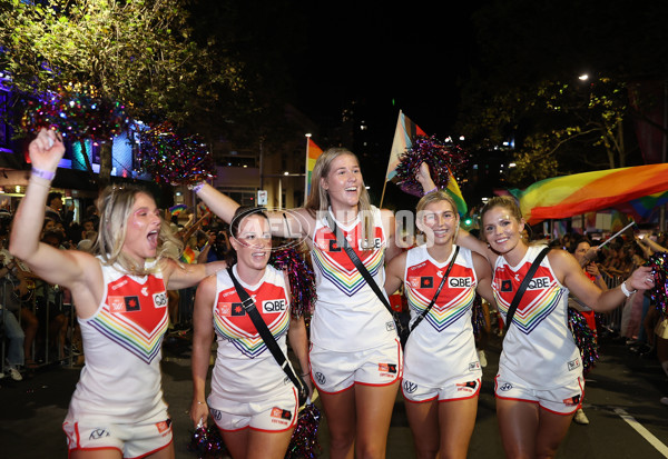 AFL 2023 Media - Sydney Mardi Gras Parade - 1030514