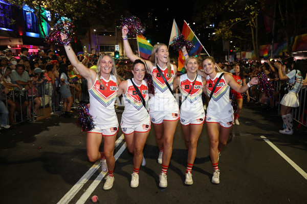 AFL 2023 Media - Sydney Mardi Gras Parade - 1030515