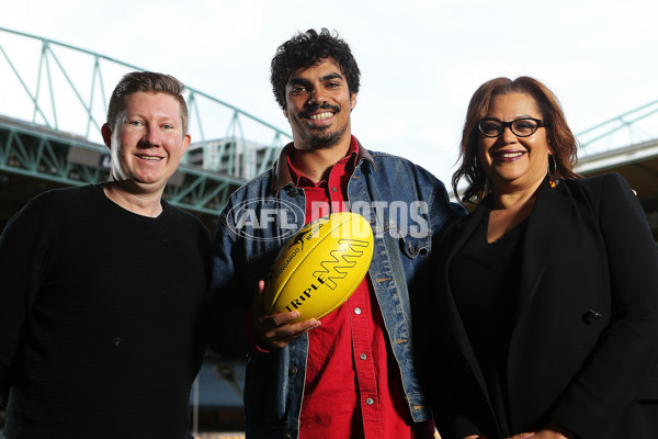 AFL 2019 Media - Tony Armstrong Announcement - A-28973108