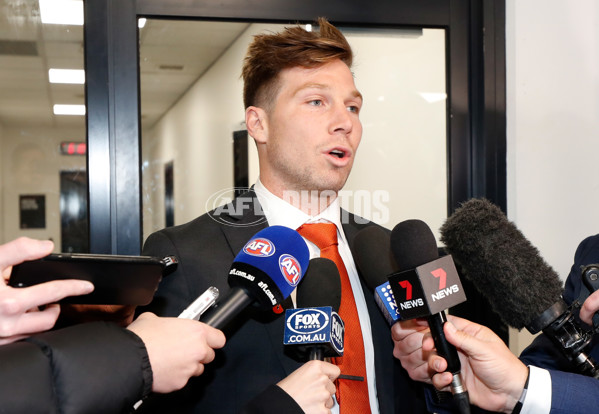 AFL 2019 Media - Toby Greene Tribunal - 713888