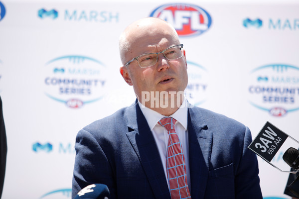 AFL 2019 Media - 2020 AFL Marsh Community Series Fixture Launch - 723530