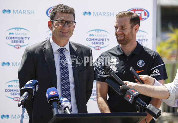 AFL 2019 Media - 2020 AFL Marsh Community Series Fixture Launch - 723524
