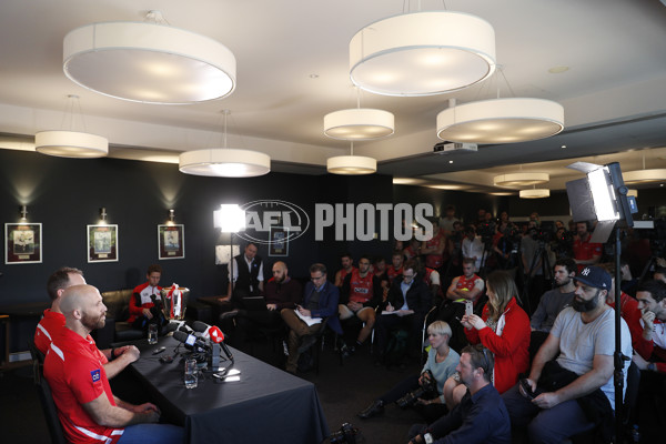 AFL 2019 Media - Jarrad McVeigh Media Opportunity - 700923