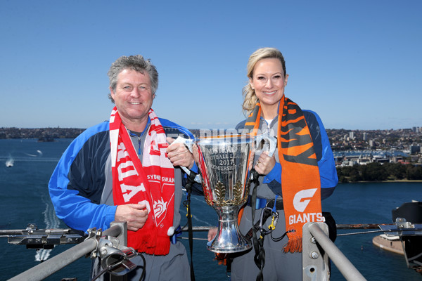 AFL 2017 Media - AFL Premiership Cup Visits Sydney Harbour Bridge - 548003