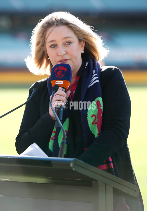 AFL 2018 Media - Melbourne BCNA Pink Lady Match Press Conference - 612003