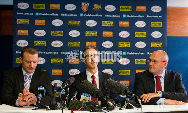 AFL 2013 Media - Brisbane Lions Coach Decision - 298985