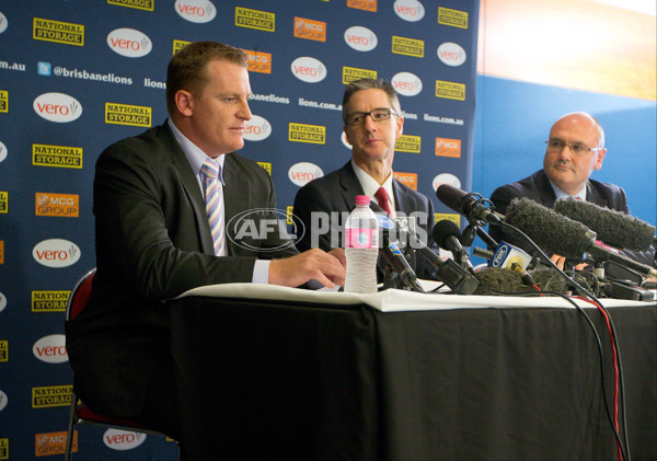 AFL 2013 Media - Brisbane Lions Coach Decision - 298982