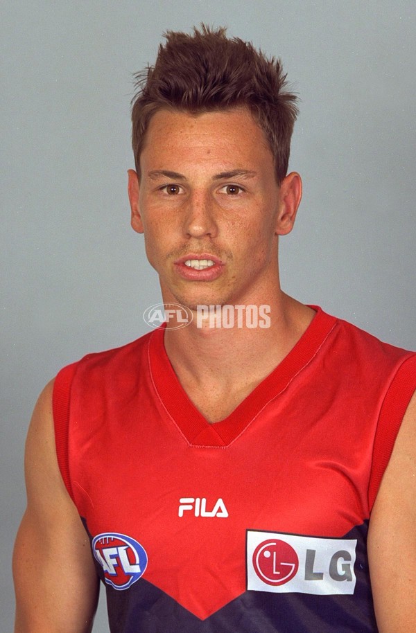 AFL 2001 Media - Melbourne Team Portraits - 166832