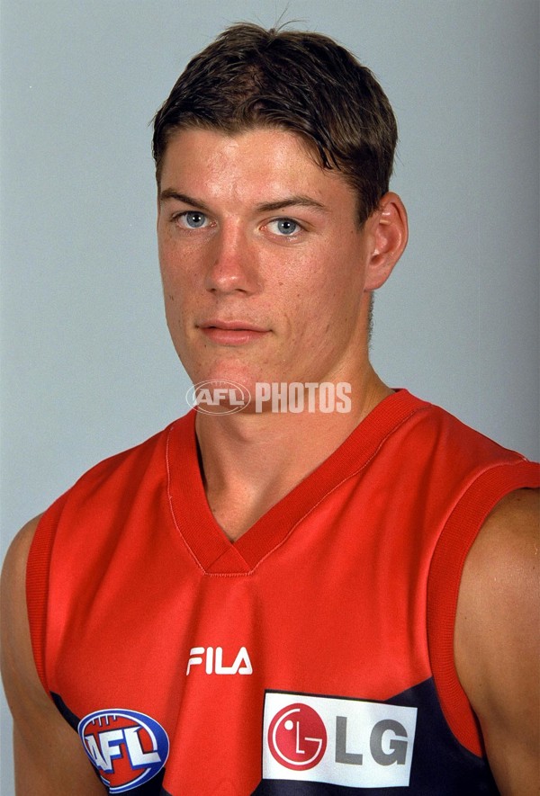 AFL 2001 Media - Melbourne Team Portraits - 166830