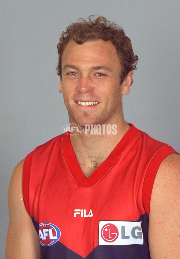 AFL 2001 Media - Melbourne Team Portraits - 166856