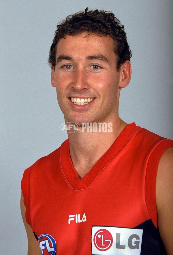 AFL 2001 Media - Melbourne Team Portraits - 166859
