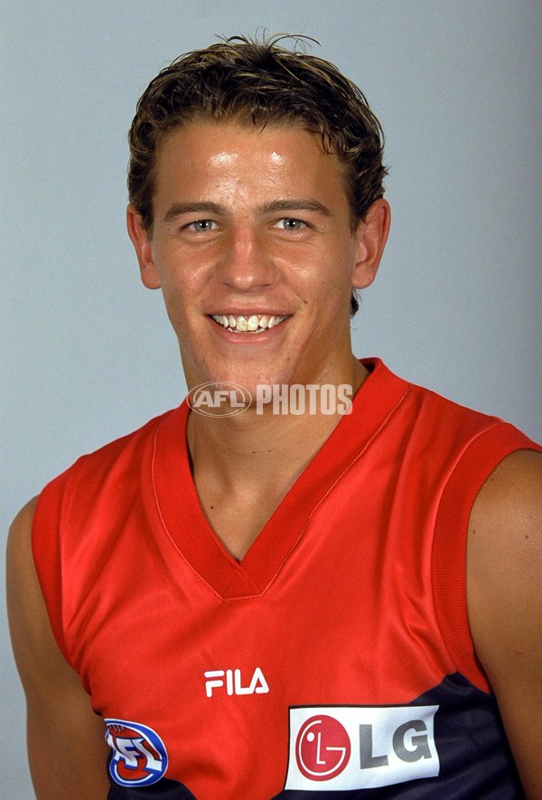 AFL 2001 Media - Melbourne Team Portraits - 166834