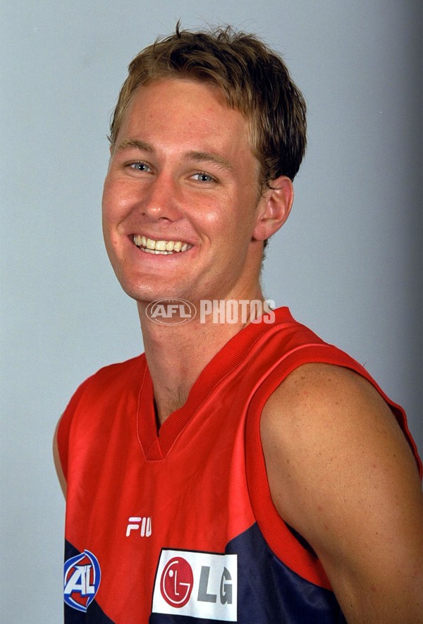 AFL 2001 Media - Melbourne Team Portraits - 166838