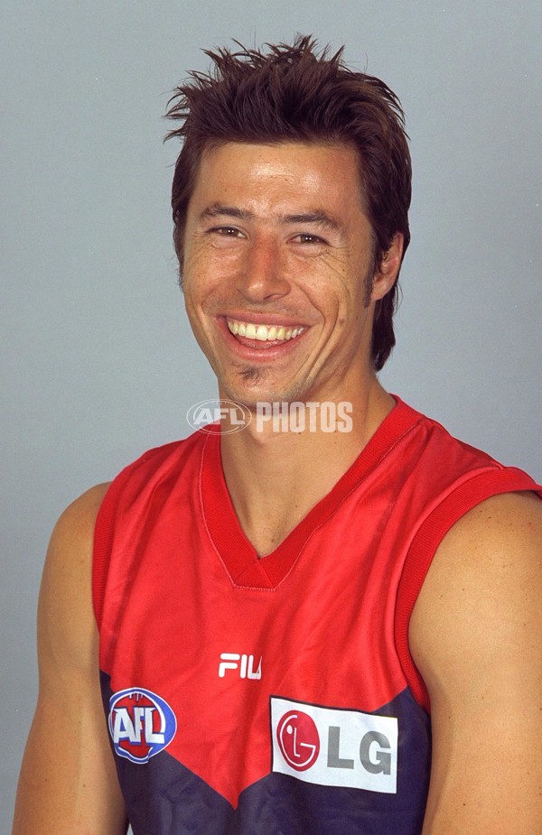 AFL 2001 Media - Melbourne Team Portraits - 166851