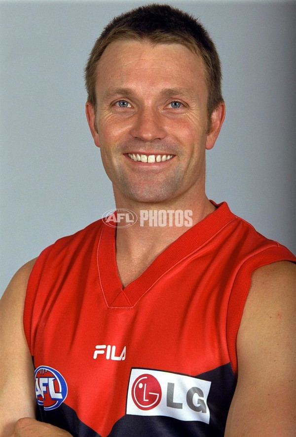 AFL 2001 Media - Melbourne Team Portraits - 166847